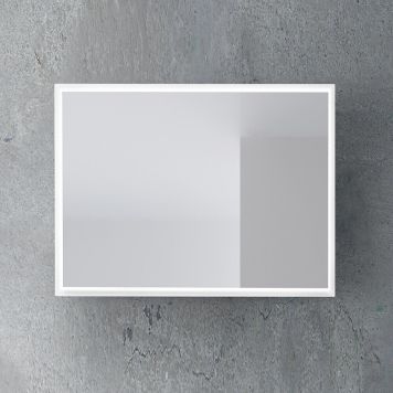 SPEGEL 4AQUA LUNA VIT MATT 100CM