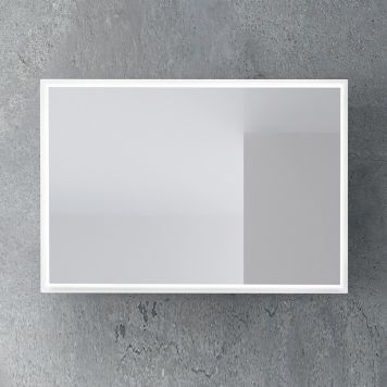 SPEGEL 4AQUA LUNA VIT MATT 120CM