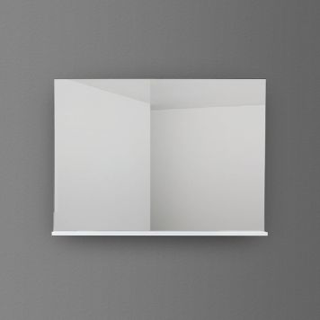 SPEGEL 4AQUA MED HYLLA VIT BLANK 100CM