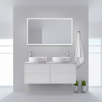 TVÄTTSTÄLLSKÅP 4AQUA 5-AN 4 LÅDOR VIT MATT 120CM