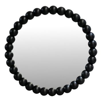 SPEGEL BUBBELS Ø50CM SVART