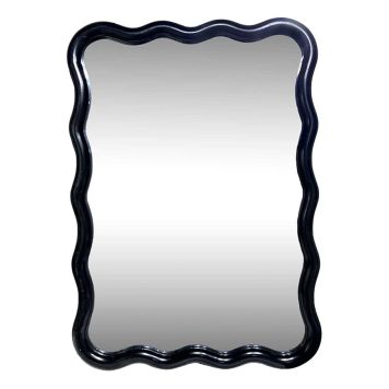 SPEGEL WAVY 50X70CM SVART