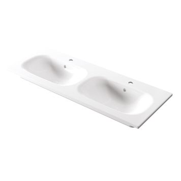 TVÄTTSTÄLL SVEDBERGS VIKEN VIT DUBBEL 120X45CM 