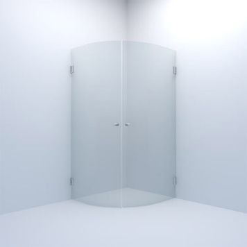 DUSCHHÖRNA COMBAC BEN RUND 90X90CM KROM