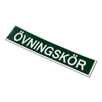 ÖVNINGSKÖRNINGSSKYLT GVP SAFETY MAGNETISK
