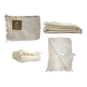 MUSLINFILT 130X170CM CREME