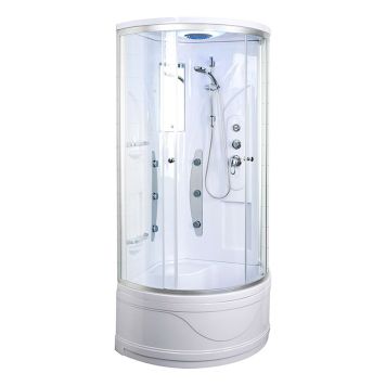 DUSCHKABIN DUSCHY SÄLEN 92X92X217CM VIT