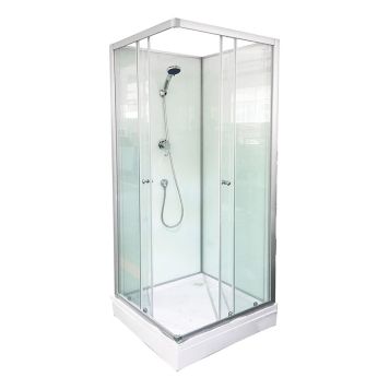 DUSCHKABIN DUSCHY BRANÄS 80X80X200CM VIT