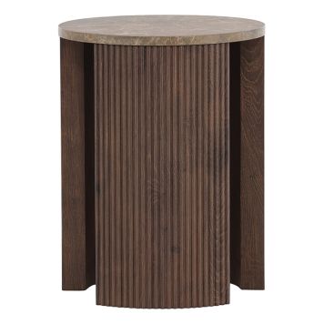 SIDOBORD VENTURE HOME BRISTOL Ø40CM MOCCA 