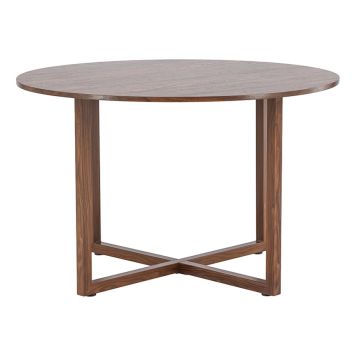 MATBORD VENTURE HOME DURANGO Ø120CM WALNUT 