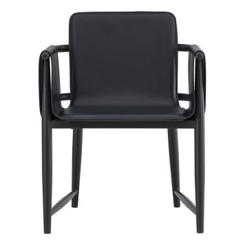 FÅTÖLJ VIND BJÄRE SVART 