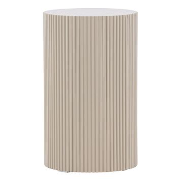 SIDOBORD VENTURE HOME LENOX Ø31CM BEIGE 