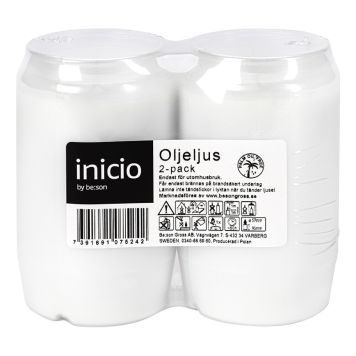 OLJELJUS INICIO PALMOLJEFRI 50H 2-PACK