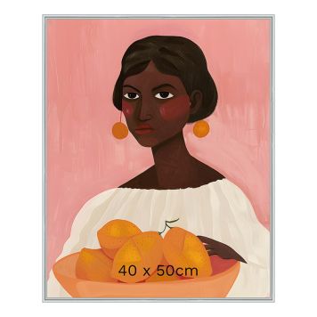 RAM GRAFIT 40X50CM SILVER