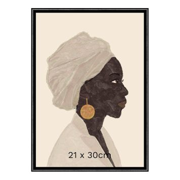 RAM GRAFIT 21X30CM SVART