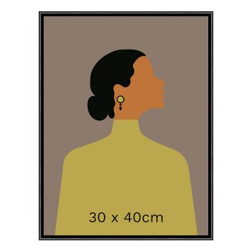 RAM GRAFIT 30X40CM SVART 