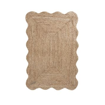 JUTEMATTA VÅGOR 160X230CM NATUR