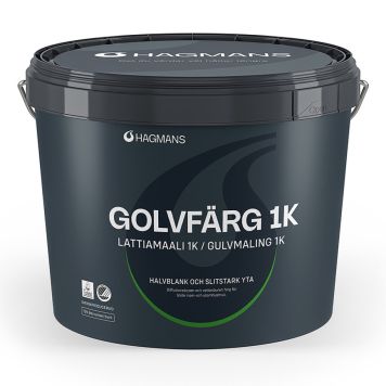 GOLVFÄRG HAGMANS 1K VIT 10L