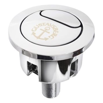 SPOLKNAPP GUSTAVSBERG DUO RUND KROM