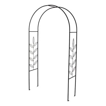 ROSENBÅGE LÖV 220X120CM SVART