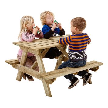 TRÄDGÅRDSMÖBEL NORDIC PLAY ACTIVE BORD/BÄNKSET JUNIOR 90X86X49,5CM