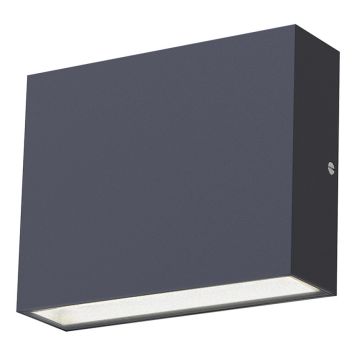 VÄGGLAMPA ECOLITE AVA II LED IP44 ANTRACIT