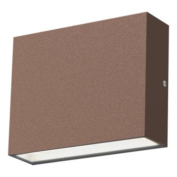 VÄGGLAMPA ECOLITE AVA II LED IP44 CORTEN