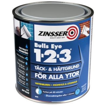 GRUNDFÄRG ZINSSER BULLS EYE INOMHUS/UTOMHUS 1L