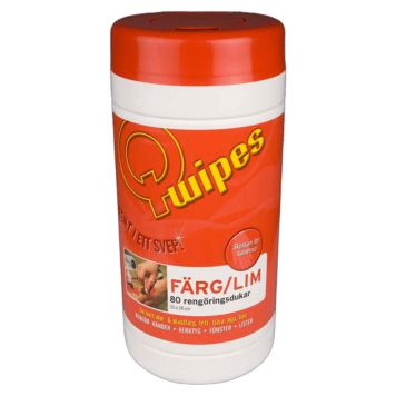 RENGÖRINGSDUKAR Q-WIPES FÄRG/LIM 80ST/FRP