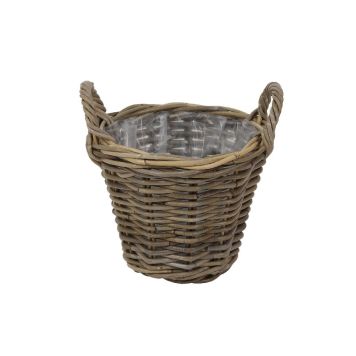 KORG PIARDINO KUBU RATTAN Ø27CM GRÅ
