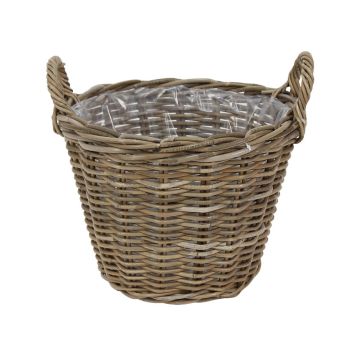 KORG PIARDINO KUBU RATTAN Ø40CM GRÅ