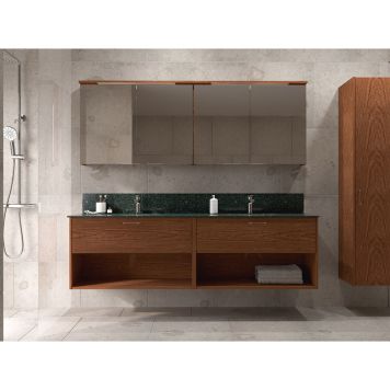 BADRUMSMÖBEL CAMARGUE AURA DUBBEL 2 LÅDOR & 2 BOXAR 160CM