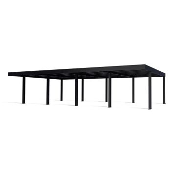 CARPORT CANOPIA OSLO METALL 4-PLATSER 11,9X6M 71,28M²
