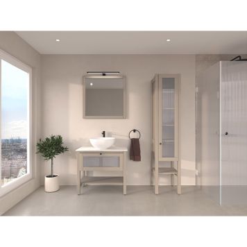 BADRUMSMÖBEL CAMARGUE FORS LÅG LÅDA & HYLLA 80CM