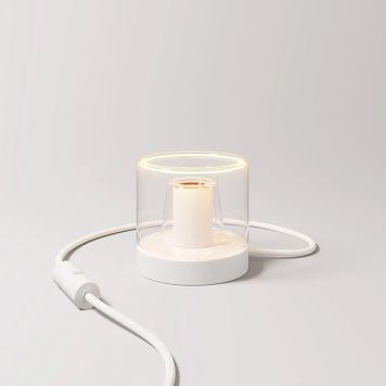 BORDSLAMPA CREATIVE CABLES POSALUCE GHOST E27 VIT