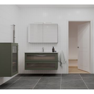 BADRUMSMÖBEL CAMARGUE VIKA OLIV 100CM