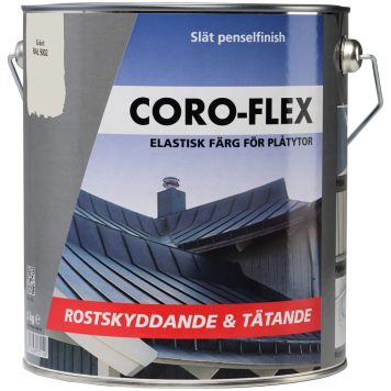 PLÅTFÄRG CORO-FLEX GRÅVIT 5L