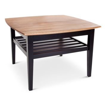 SOFFBORD STENEXPO CARDIFF 80X80CM OLJAD EK/SVARTLACK