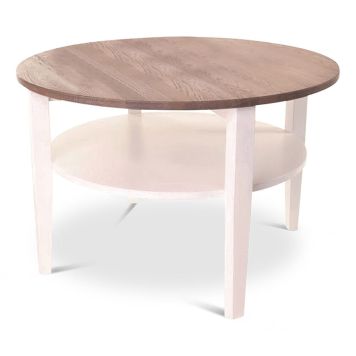 SOFFBORD STENEXPO TAMPA Ø80CM OLJAD EK/VITLACK