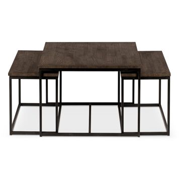 SOFFBORD STENEXPO KUNGÄLV 90X90/95X44CM RÖKOLJAD EK