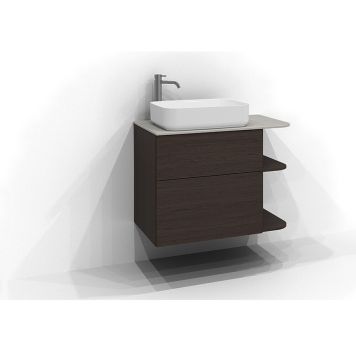 TVÄTTSTÄLLSKÅP SVEDBERGS POEM SOFT BRUN ASK 