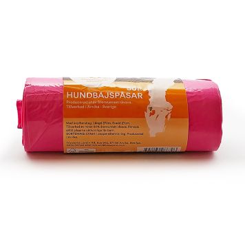 AVFALLSPÅSE FÖR HUND TRIOWORLD 27X37 ROSA 50ST