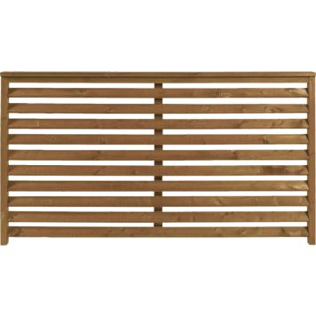 VINDSKYDD NORDIC FENCE NOVA GRUNDMÅLAD 160X90CM TEAK