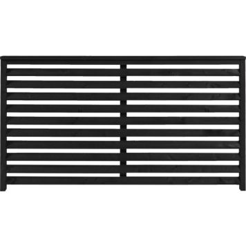 VINDSKYDD NORDIC FENCE NOVA GRUNDMÅLAD 160X90CM SVART