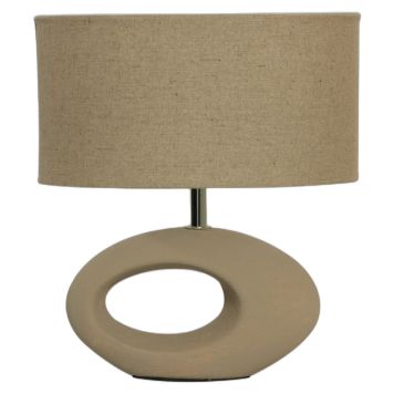 BORDSLAMPA ANETA LIGHTING OLINA E14 BEIGE/BRUN