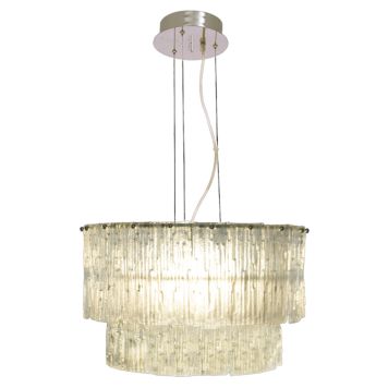 TAKLAMPA ANETA LIGHTING ABELONE E14 KLAR/SILVER