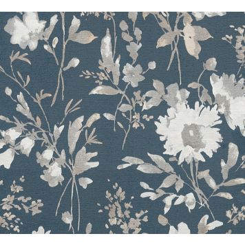 TAPET A.S CREATION COSMO LIVING BLOMMA BLÅ