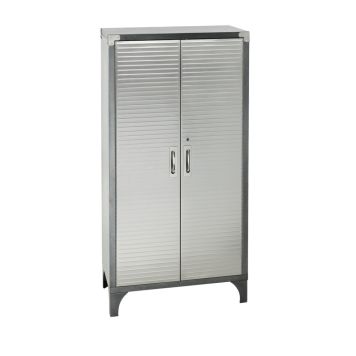 FÖRVARINGSSKÅP WISENT 183X91X46CM GRÅ