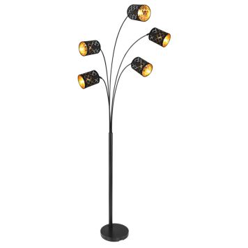 GOLVLAMPA GLOBO CLARKE 5L SVART 