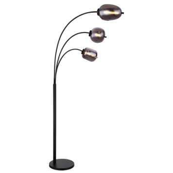 GOLVLAMPA GLOBO BLACKY 175CM SVART